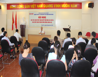 Đảng ủy IDICO-CONAC tổ chức Hội nghị học tập, quán triệt Nghị quyết Hội nghị lần thứ VI, BCH Trung ương Đảng khóa XII
