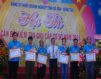 Đảng bộ IDICO-CONAC tham dự Hội thi Cán bộ kiểm tra giỏi cấp cơ sở năm 2018 do Đảng ủy Khối Doanh nghiệp tỉnh Bà Rịa – Vũng Tàu tổ chức.
