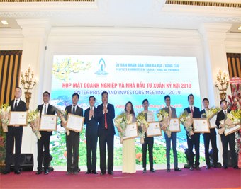 IDICO-CONAC tham dự Họp mặt doanh nghiệp và nhà đầu tư Xuân Kỷ Hợi 2019 do UBND tỉnh Bà Rịa Vũng Tàu tổ chức