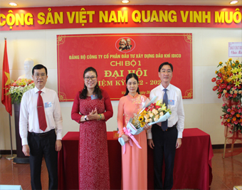 Chi bộ 1 trực thuộc Đảng bộ CTCP Đầu tư xây dựng dầu khí IDICO tổ chức Đại hội điểm nhiệm kỳ 2022-2025