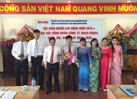 IDICO-CONAC tổ chức Hội nghị người lao động năm 2015 và Đại hội Công  đoàn công ty nhiệm kỳ 2015 - 2020